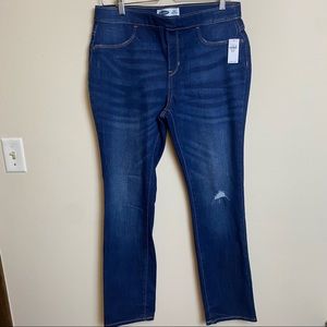 Old navy -skinny jeans adjustable waist 18 plus